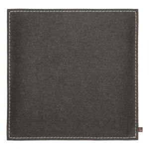 Filz Kissen Quadratisch, Grau, 40 x 40 cm