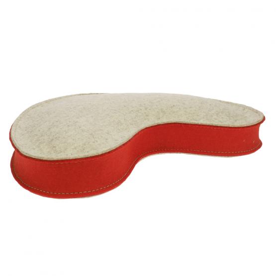 Yogakissen Hörnchen beige/orange 